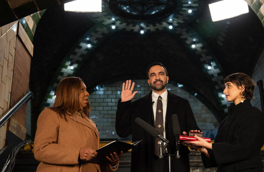 زهران ممداني يؤدي اليمين كأول عمدة مسلم لنيويورك (فيديو)