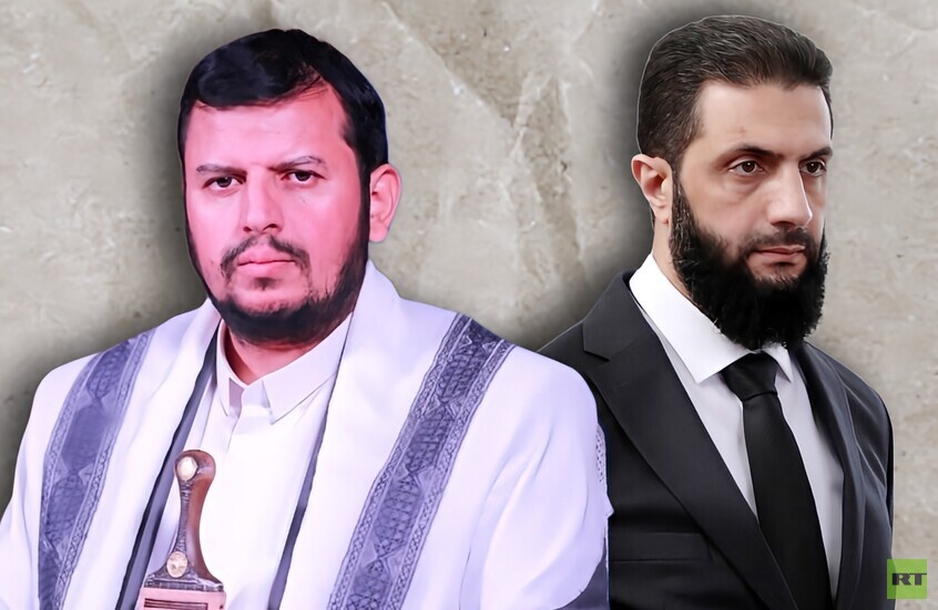 عبد الملك الحوثيى وأحمد الشرع