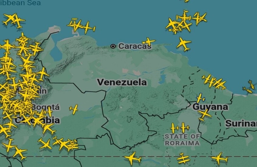 اضطراب حركة الطيران عبر الكاريبي بعد الضربة الأمريكية لفنزويلا