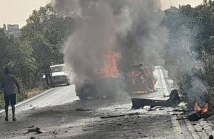 مسيرة إسرائيلية تستهدف سيارة في جنوب لبنان