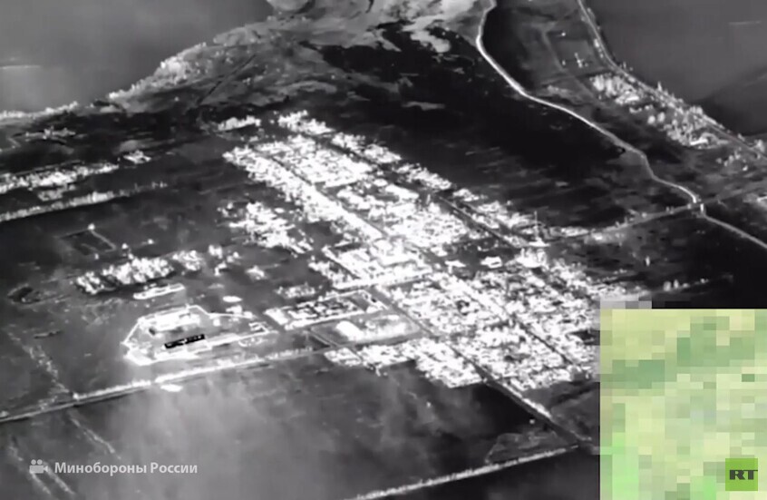 مشاهد لقصف راجمة "غراد" روسية مواقع أوكرانية