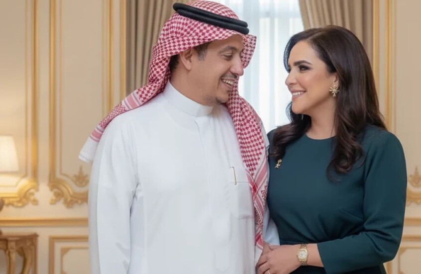 إعلامي سعودي شهير يودع زوجته بكلمات مؤثرة