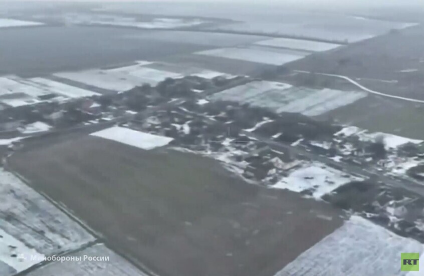 مشاهد لمعارك تحرير القوات الروسية لبلدة براتسكوي في مقاطعة دنيبروبيتروفسك