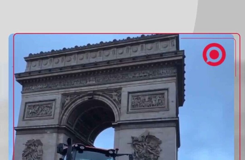 احتجاجات مزارعي باريس تشتعل من جديد.. مزارعون فرنسيون يقطعون الطرق بجرّاراتهم