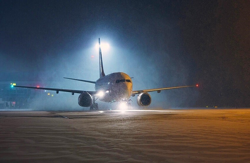 "روس آفياتسيا" تحذر من خطر تأخير الرحلات بسبب سوء الأحوال الجوية في موسكو