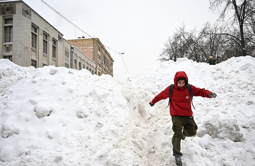 كمية الثلوج المتراكمة في موسكو في 13 يناير تقترب من رقم قياسي مسجل عام 1942