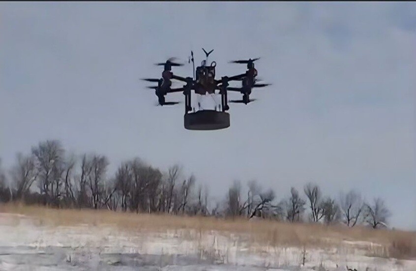 الخبراء الروس يجهزون الدرونات بألغام خاصة مضادة للدبابات