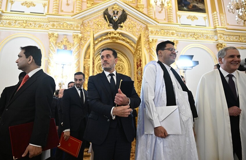 الرئيس الروسي يتسلم أوراق اعتماد سفراء 7 دول عربية