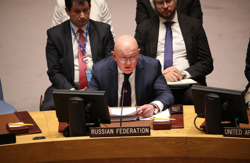 المندوب الروسي الدائم لدى الأمم المتحدة، فاسيلي نيبينزيا