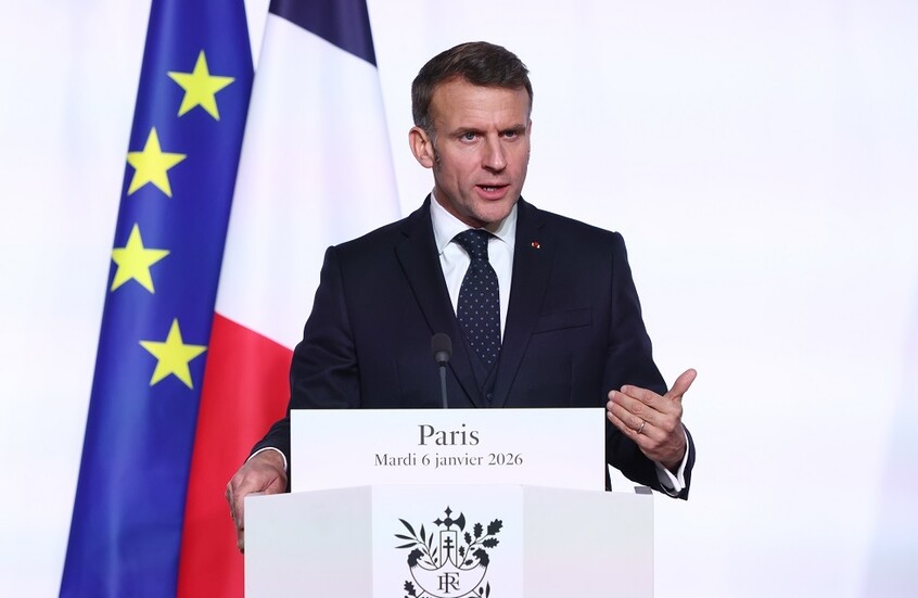 الرئيس الفرنسي إيمانويل ماكرون