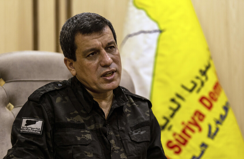 مظلوم عبدي: هذه الحرب فُرضت علينا وسنتوجه إلى دمشق غدا لمناقشة هذه القضايا