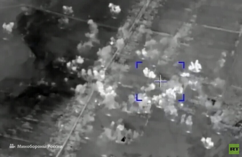 مشاهد لقصف راجمات "غراد" روسية تجمعات أوكرانية