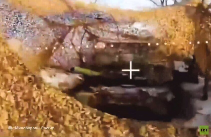 مسيرات روسية تدمر دبابة أوكرانية في مقاطعة زاباروجيه