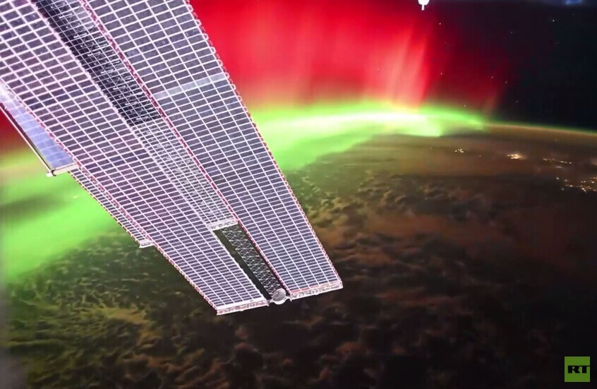 مشاهد ساحرة للشفق القطبي من الفضاء