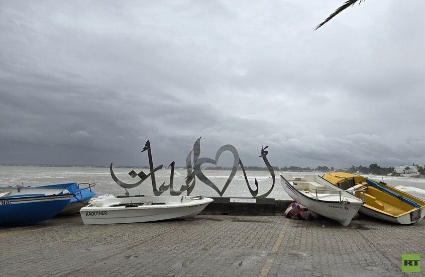 RT ترصد أضرار الفيضان في تونس (فيديو)