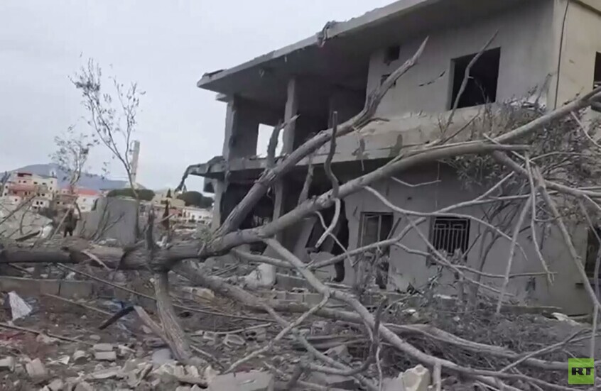 جنوب لبنان.. حجم الدمار الكبير الذي خلفه القصف الإسرائيلي على بلدة الكفور