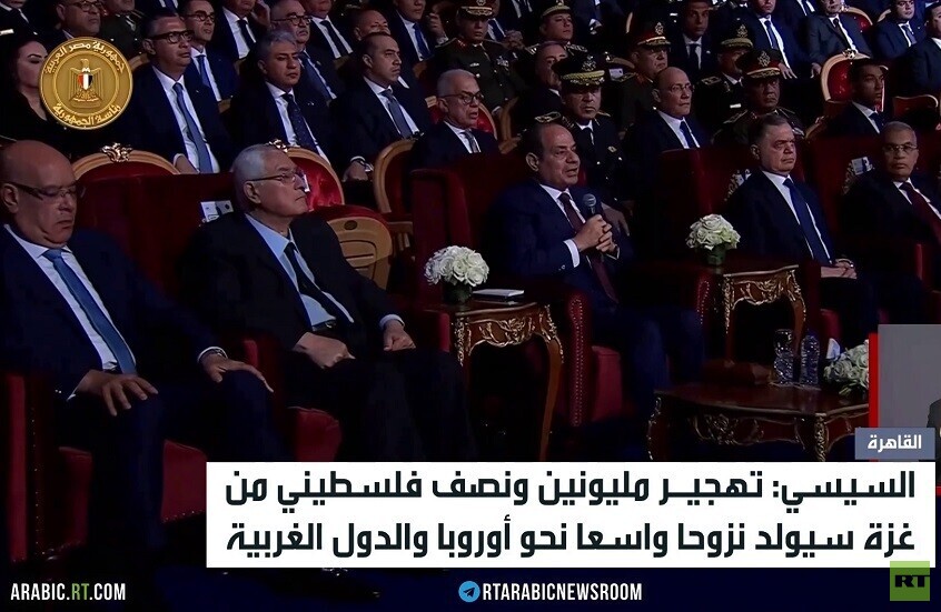 السيسي يحذر من تداعيات تهجير الفلسطينيين