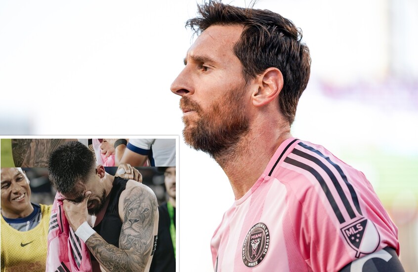 قميص ميسي يلهب المشاعر.. لاعب ينهار بالبكاء بعد مواجهة إنتر ميامي