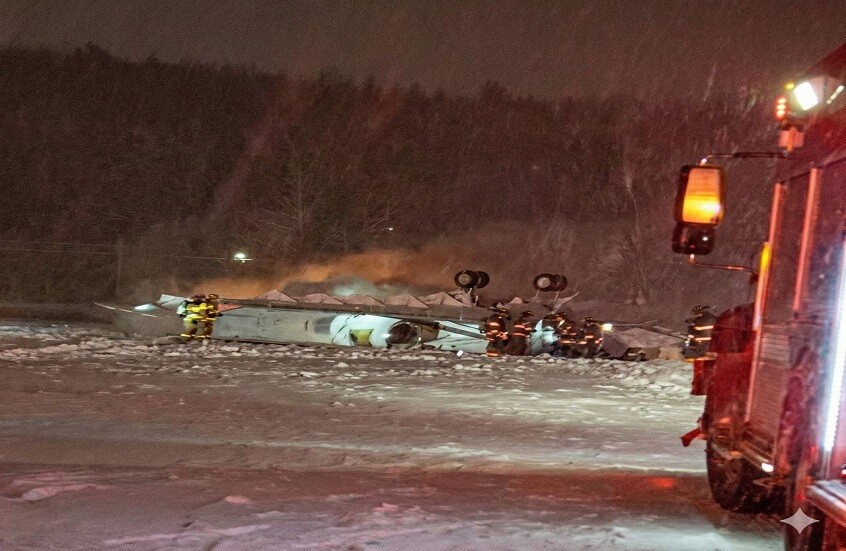 مصرع 7 أشخاص وإصابة آخر في حادث تحطم طائرة خاصة بولاية مين الأمريكية (صور)