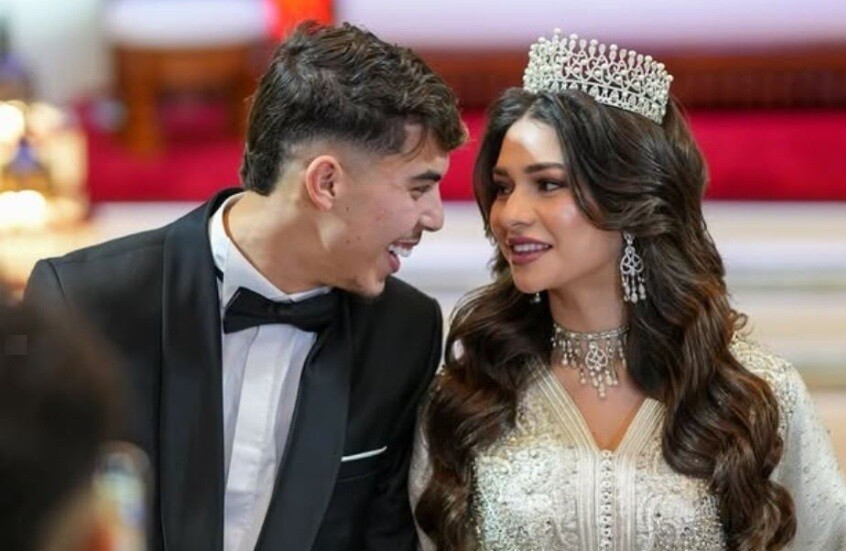 في أجواء مغربية أصيلة.. ياسر الزابيري نجم "أسود الأطلس" يحتفل بزفافه (صور)