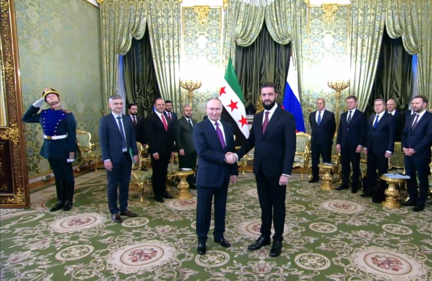 بوتين: العلاقات بين روسيا وسوريا تتطور بفضل جهود الشرع