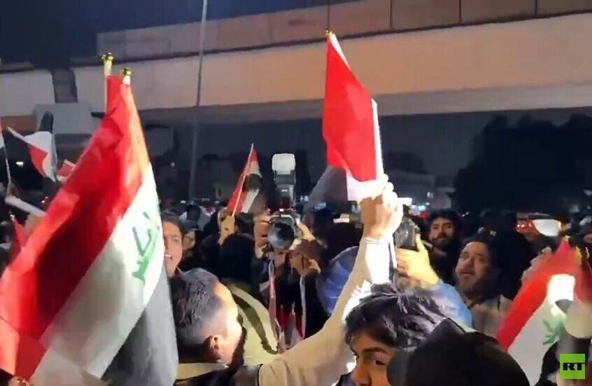 العراق.. أنصار المالكي يتظاهرون لدعم ترشحه لتشكيل الحكومة الجديدة (صور + فيديو)