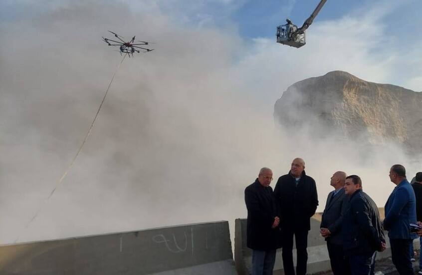 حريق ضخم طال عددا من المنازل بمحافظة القاهرة