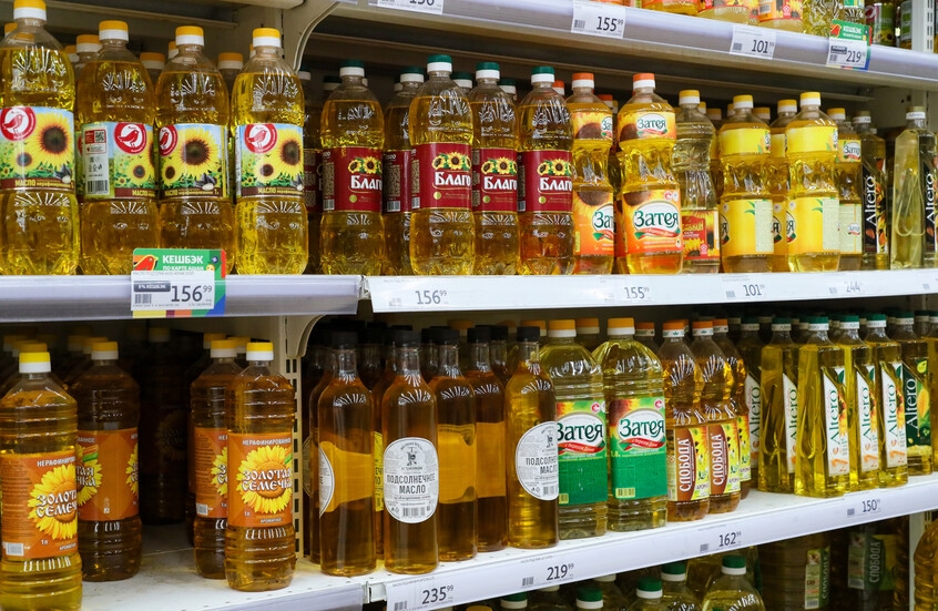 ارتفاع صادرات الزيوت النباتية الروسية إلى الإمارات 3.5 ضعف