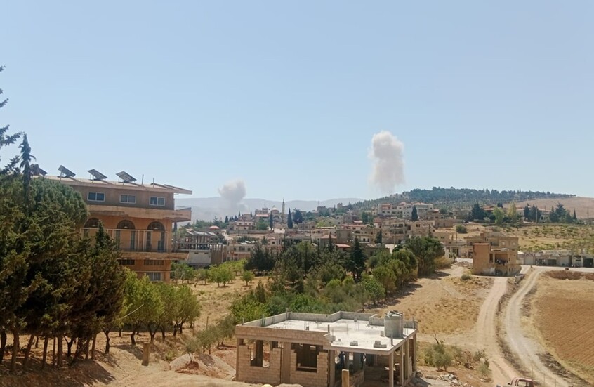 مراسلتنا: توغل إسرائيلي في الخيام وتفجيرات بمنطقة الشاليهات جنوب لبنان