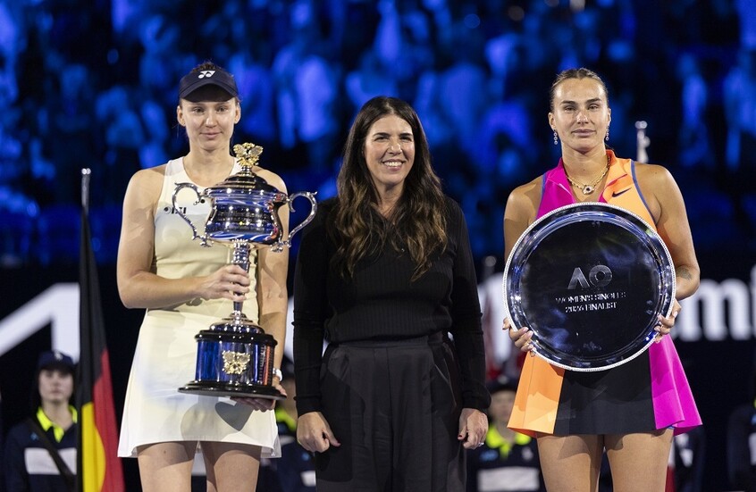 يلينا ريباكينا تفوز بلقب بطولة أستراليا للتنس (فيديو)