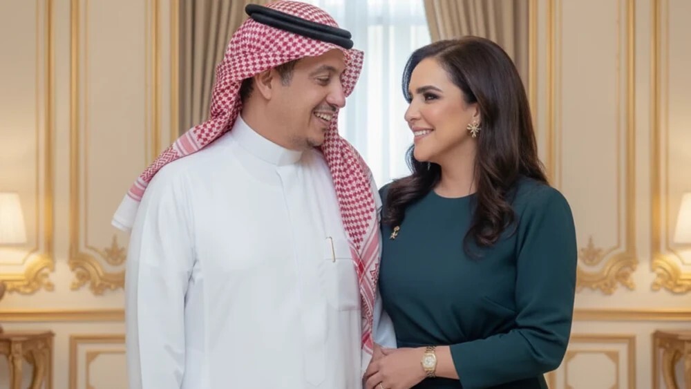 إعلامي سعودي شهير يودع زوجته بكلمات مؤثرة
