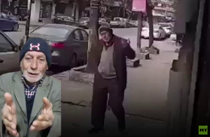 سوريا.. "مسن حلب" يظهر مجددا ويكشف حقيقة بحثه عن بائع كحول في أوج المواجهات المسلحة (فيديو)