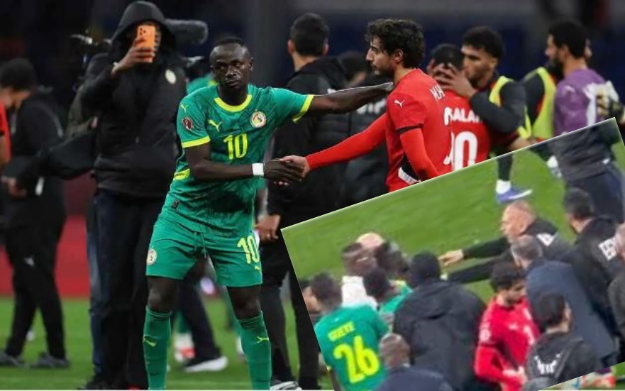 في مشهد واحد بعد مباراة مصر والسنغال.. تصرف إبراهيم حسن يشعل الجدل وماني يخطف الإشادة