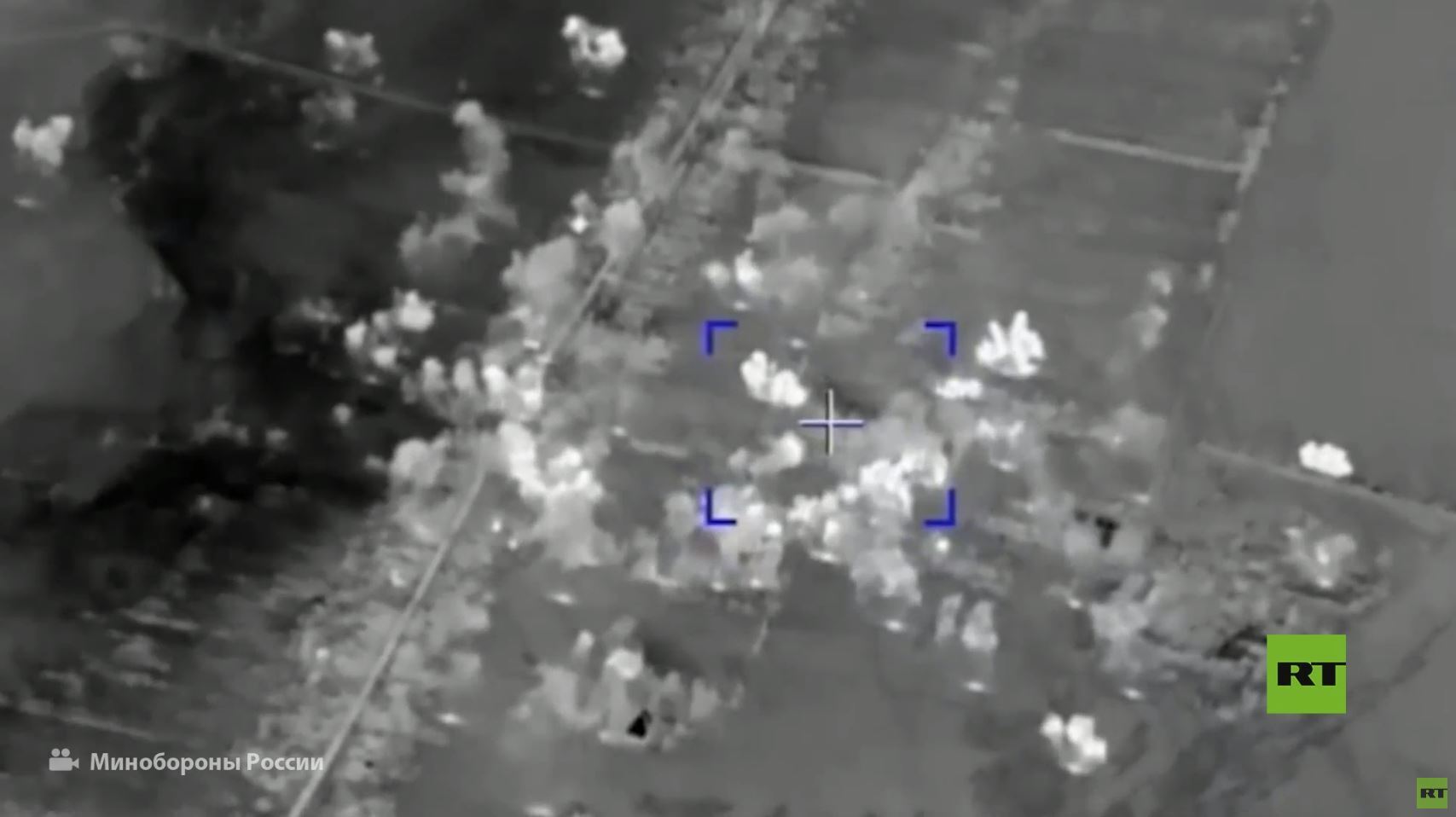 مشاهد لقصف راجمات "غراد" روسية تجمعات أوكرانية