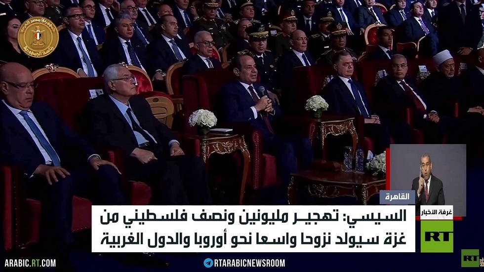 السيسي يحذر من تداعيات تهجير الفلسطينيين