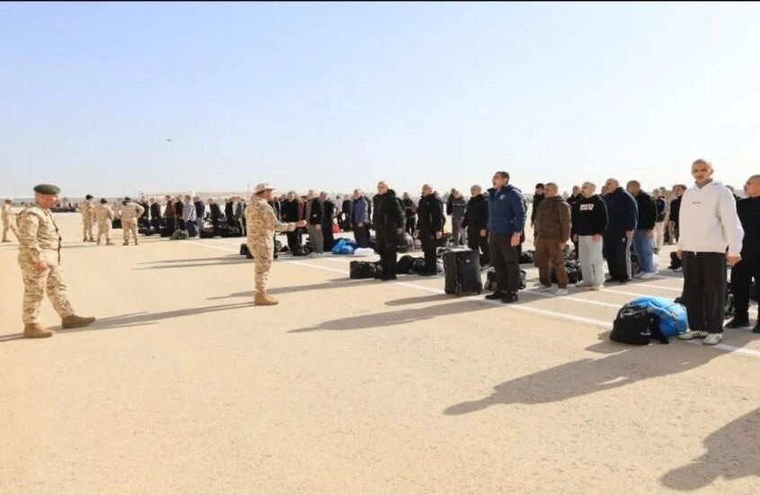 بدء الخدمة الإلزامية في الجيش الأردني والتحاق الدفعة الأولى من المنتسبين
