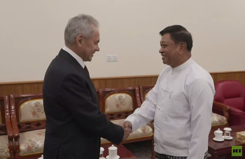 وصول سكرتير مجلس الأمن الروسي إلى ميانمار