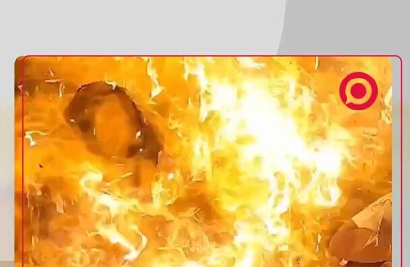 انفجار بالونات هيليوم داخل مصعد سكني في مومباي يتسبب في حريق مفاجئ