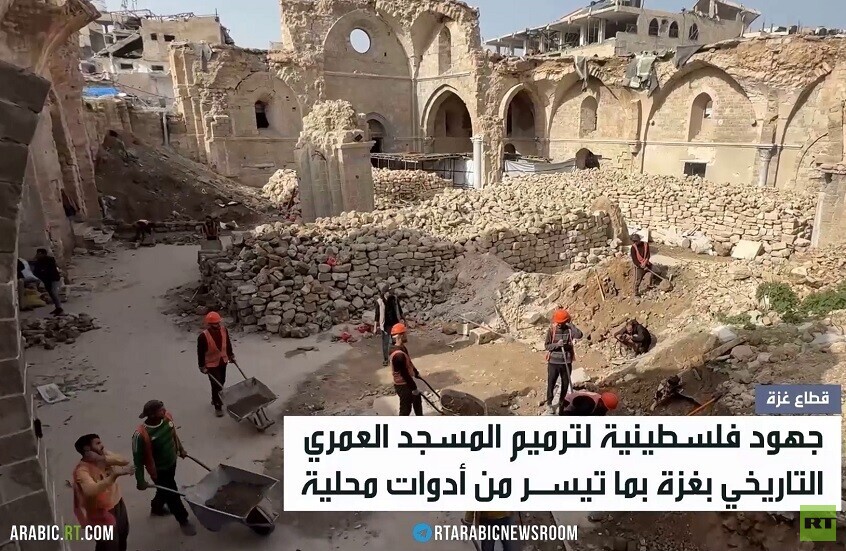 محاولات لترميم أقدم مسجد في غزة