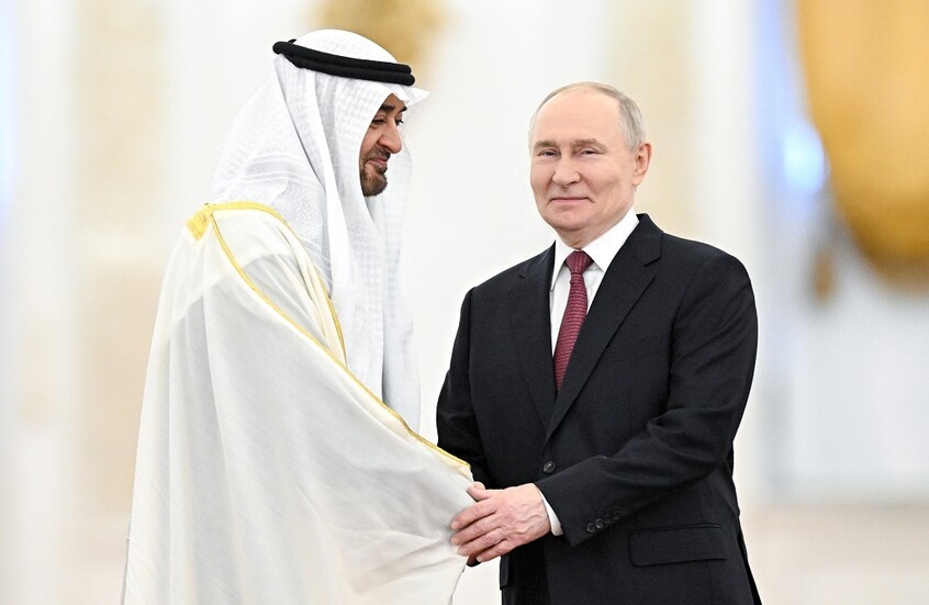 بوتين يشكر بن زايد على مساعدة الإمارات في توقيف المعتدي على جنرال روسي