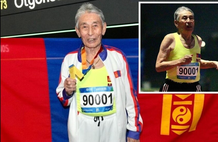 عداء بعمر 91 عاما يتحدى الزمن ويفاجئ الجميع في  ألعاب الماسترز