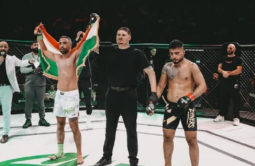 شاهد.. المقاتل آزادي يكتسح علي بور في "معركة شرسة"