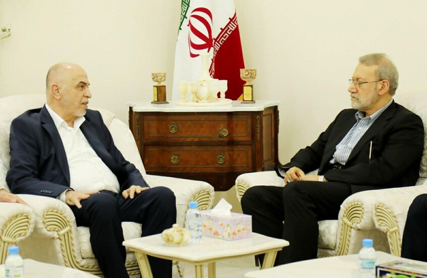 رئيس المجلس القيادي لحماس ولاريجاني يبحثان التطورات في غزة والمنطقة والمقاومة تؤكد تضامنها مع إيران