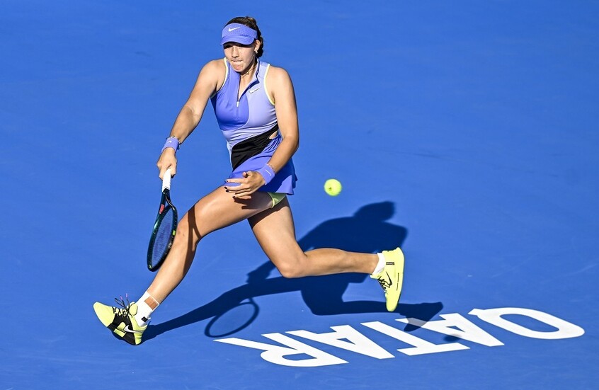 الروسية ميرا أندرييفا تودع بطولة الدوحة للتنس (فيديو)