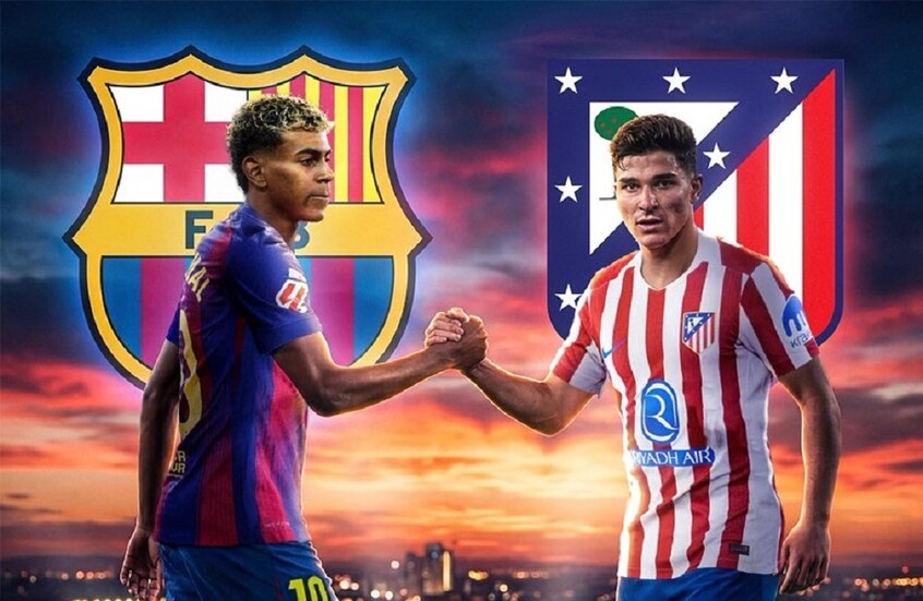 قناة مصرية مفتوحة تبث مباراة برشلونة وأتلتيكو مدريد في كأس ملك إسبانيا 2026