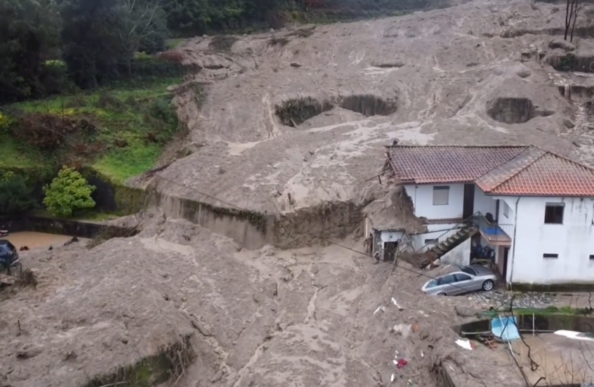 إجلاء جماعي بعد انهيار أرضي في البرتغال