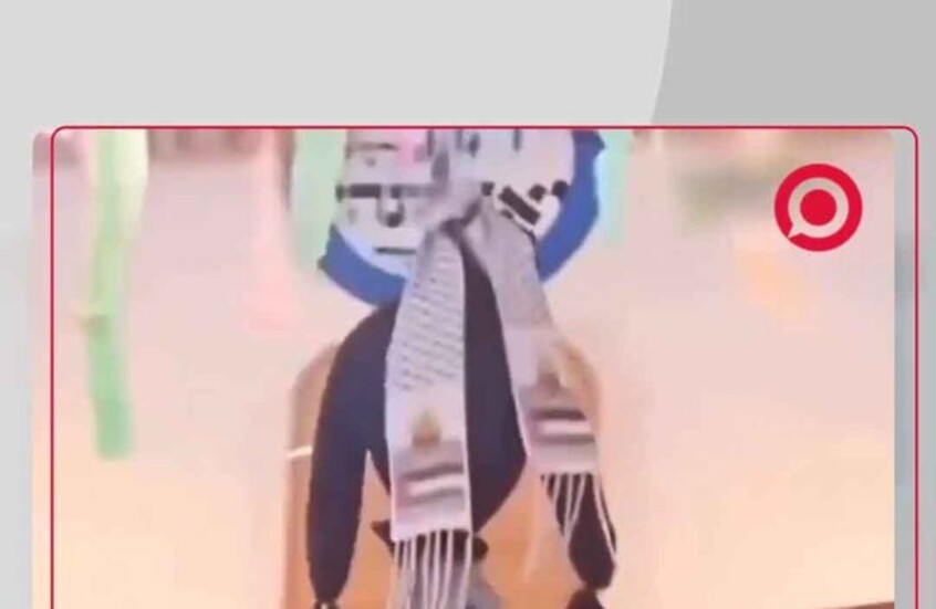 فيديو صادم.. دمية ترمز لفلسطين تُشنق داخل كنيس يهودي