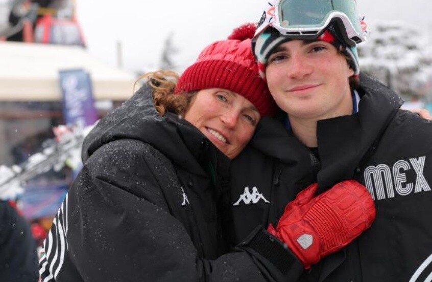 لأول مرة في التاريخ.. أم وابنها يتنافسان في دورة أولمبية شتوية واحدة