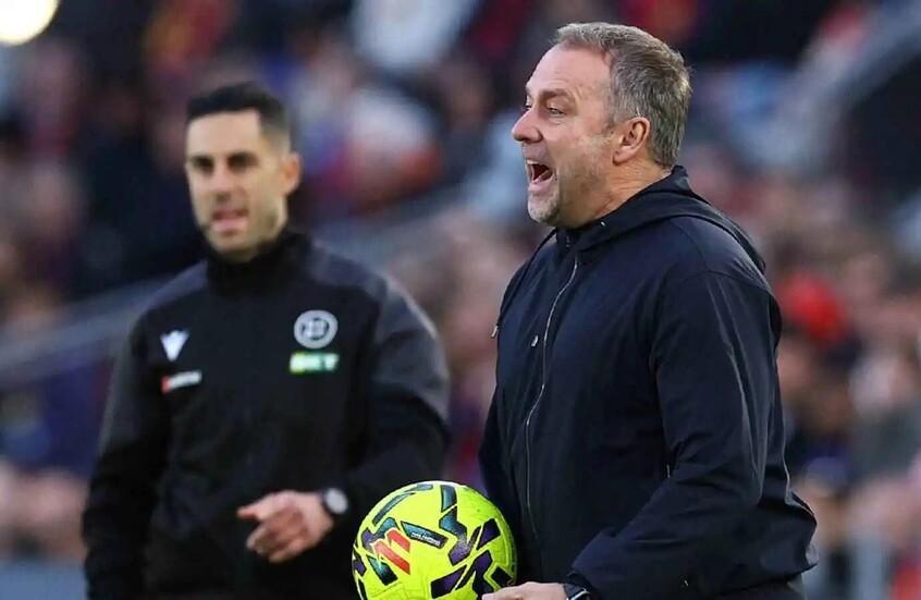 رد فعل هانز فليك بعد الخسارة أمام جيرونا (فيديو)