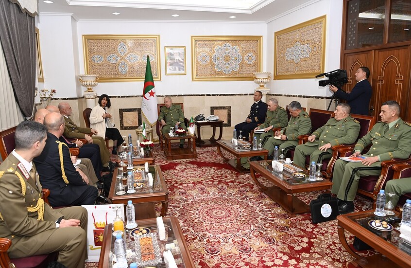 الجزائر وإيطاليا تستعرضان فرص التعاون العسكري الثنائي